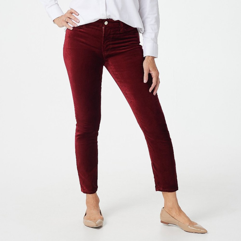 7 For All Mankind VELVET HIGH WAIST ANKLE SKINNY